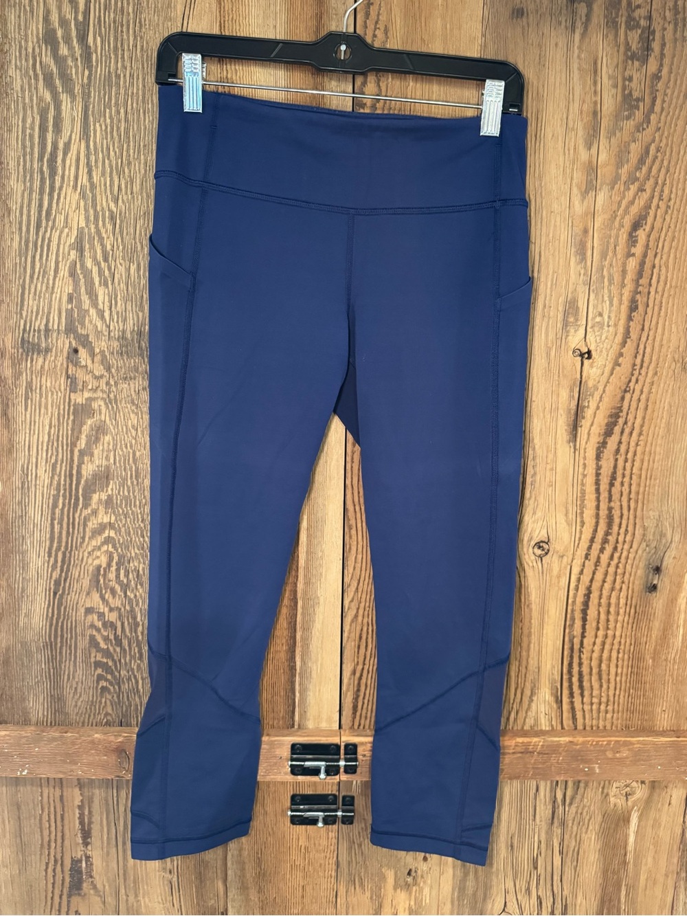 lululemon athletica Navy Blue Cropped Leggings